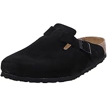 希少美品 BIRKENSTOCK BOSTON BOLD BLACK 27cm Boston Bold Natural Leather Black | BIRKENSTOCK