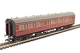 R4767 Hornby OO Gauge - BR Collett Coach Corridor Composite RH W6137W, Maroon