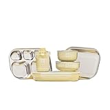 Kangovou Kids 9 Piece Dishware Set (Lemon Zest) by Kangovou [並行輸入品]