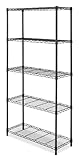 Supreme 5 Tier Shelving Black