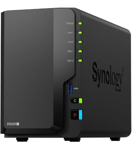 Amazon.co.jp: Synology DiskStation DS225+ 2ベイ 3.5インチ