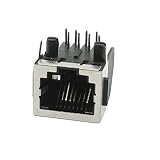 uxcell RJ45ジャック　PCBジャックソケットポート　モジュラーネットワーク　RJ45 8P8C 8位 18mmの長さ