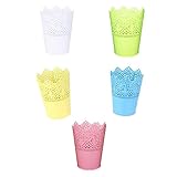 Homyl 花瓶　5個　メタルカット　ペン　メイクブラシホルダー