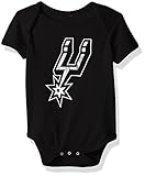 NBA San Antonio Spurs Boy 's Primaryロゴ半袖クリーパー、ブラック、18ヶ月
