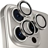 【4枚入り】レンズカバー iPhone16 Pro/16 Pro Max用 カメラ保護 9H強化ガラス アルミ合金 アイフォン16Pro/16Pro Max カメラフィルム 耐衝撃 露出オーバー防止 黒縁取り 超高透過率 いphone16pro/いphone16プロ max カメラカバー プロテクター グレー
