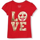THE CHILDREN'S PLACE(ザ・チルドレンズプレイス) エモジホイルグラフィックティ トップス半袖Tシャツ 5歳【並行輸入】