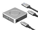 ElecGear Mini 2230 NVMe SSD 外付けケース、ライト プロテクト USB 3.2 外付けハード ドライブ ケース30mm PCIe M.2 SSD用、10Gbps USB Type-AおよびType-Cケーブル付属