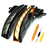 車検対策 シェアスタイル アルファード ヴェルファイア 30系 前期 後期 RAV4 50系 ドアミラー led シーケンシャルウィンカー トヨタ車多数適合 流れる スモークレンズ 高輝度 純正交換 左右セット (アルファード30系 RAV4 50系 ドット)