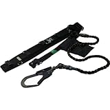 KH 安全帯 サポーターベルト付 カラーロープ式 タフアルミ 自在環 アロッキー ゴールド [落下防止 電気工事 高所での安全作業]