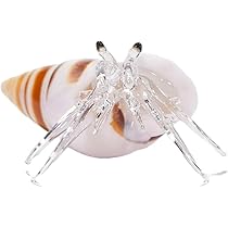 ガラス細工　ヤドカリ ガラス細工 ヤドカリ 沖縄 お土産 お取り寄せ 海の生き物 置物