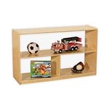 Wood Designs Kids Play Toy Book合板オーガナイザーwd13030ac万能シェルフストレージwithアクリルBack – 30 " H