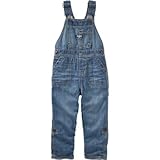 オシュコシュ OSHKOSH/ ジャージ-ラインド コンバーチブル デニム オーバーオール デニム ボトムスパンツ 4歳【並行輸入】