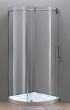 Aston sen980-tr-40 – 8-r 40 " x 40 "フレームレスシャワーエンクロージャ5 / 16 "ガラス、BA、 SEN980-TR-CH-40-8-R 1