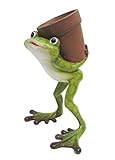 【正規輸入品】 feeDECO 植木鉢 Animal Pot Cover [Frog Carry]