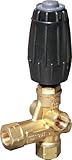 B E Pressure AL607EZ VRT3 Unloader with Easy Start, Inlet : 3/8 MNPT, Outlet : 3/8 MNPT, Bypass : 3/