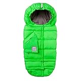 7 A.M. ENFANT Blanket 212 Evolution Extendable Baby Bunting Bag Adaptable for Strollers, Neon Green 