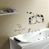 Custom PopDecals - Cute doodle fish - bathroom - Beautiful Tree Wall Decals for Kids Rooms Teen Girl