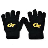 Georgia Techイエロージャケット公式NCAA 1つサイズニット手袋