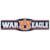 NCAA Auburn Tigers " War Eagle "サイン、4.5 X 17インチ