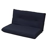 コムファ Connie 【 国産 】ラブソファー 幅 90 リクライニング ローソファ フロアソファ コンパクト ソファ 2人掛け シンプル 新生活 ブラック