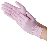 川西工業 ニトリル 極薄手袋 粉なし 100枚入 #2039 ピンク M