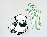 BLIK(ブリック）プロ仕様　ウォールステッカー パンダ Musical Pandas Re-Stik