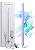 iPad 2018-2025用ペンシル 傾き感知/磁気吸着機能/超高感度 タッチペン 誤作動防止機能 USB type-c充電式 iPad ペン第11 (A16)/10/9/8/7/6世代、Air 11"/13" M2/M3 2025 /Pro 11"/13" M4 2024 、Mini 第7/6 Gen、Air 3/4/5 Gen に対応