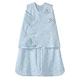 HALO 100% Cotton SleepSack Swaddle, Turquoise Animal Friends, Small by Halo