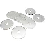 20 ピース 45 ミリメートル ロータリー カッター替刃フィット オルファ大法フィスカース ロータリーカッターファブリック紙円形カット パッチワーク クラフト革刃