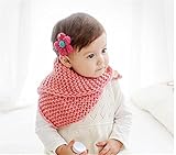 K+Mee 子供用品 ベビー キッズ 男の子 女の子 マフラー スヌード 毛糸スカーフ ニットマフラー ニットネックウォーマー 防寒 柔らか 春秋冬 お出かけ 遊び かわいい おしゃれ 一ヶ月から3歳