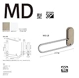 川口技研:室内用ホスクリーン　窓枠付　MD型　LB(ライトブロンズ) MD-LB