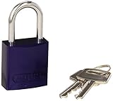 Brady 133295 Keyed Padlock, Alike Key, Aluminum (Pack of 6) by Brady