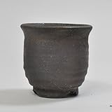 信楽焼 手造り窯変F 盆栽・山野草鉢 3号鉢 幅8.5cm×奥行き8.5cm×高さ8.5cm