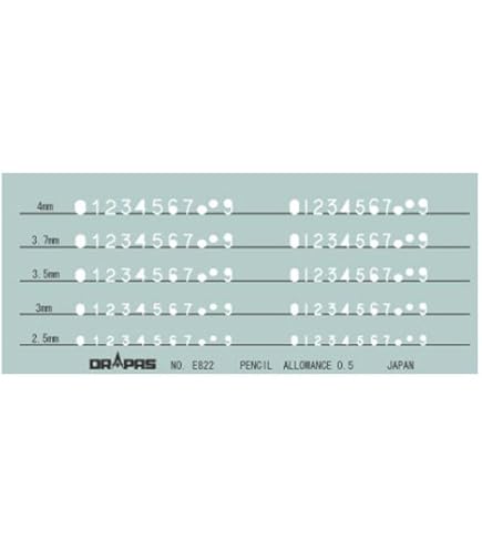 Amazon | ドラパス 楕円定規セット E250N ケース入 専門家用 31250N