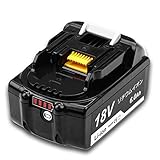 UPWAY マキタ18v バッテリー BL1860B互換 18v 6.0Ah 残容量表示 + 自己故障診断BL1860 BL1830 BL1840 BL1850b BL1860など対応互換バッテリー 