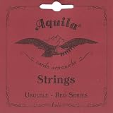 【Aquila】ウクレレ弦 Low-G セット RED AQR-TRW 88U (アクイラ ナイルガット弦 レッド テナー用 ロウジー)