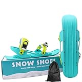 ICEHAIL ミニスキー板 大人用 セット ファンスキー板 ショートスキー板 調整可能適用可能全サイズに冬の靴とブーツ 初心者と屋外愛好家