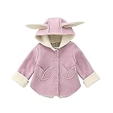 かわいい　兎　フード付き　コート/アウター/上着　ベビー服　女の子　赤ちゃん服　幼児　子供服　女の子　　長袖　4サイズ　キッズ服　満月/出産祝い/プレゼント70CM－80CM－90CM－100CM（1