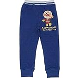 2017年 春物 アンパンマン 裏毛ストレッチ ロング丈 スウェットパンツ ANPANMAN ネイビー◇80cm