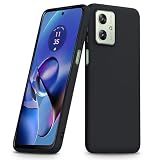 PNEWQNE Motorola MOTO G64 5G 用ケース/G64Y 5G 用ケース シリコン 柔軟TPU 保護ケース 耐衝撃 薄型 すり傷防止 レンズ保護 軽量 脱着簡単 モトローラg64 5g 用ケース 落下防止 スクラッチ防止 滑り防止 ストラップホール付き 一体型 携帯カバー 黒 WY94-30