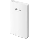 TP-Link AX1800 Dual Band Wall Plate Wi-Fi 6 Access Point, Cloud Management, Seamless Roaming, PoE+ Powered (EAP615-Wall)