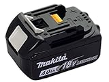 純正 Makita マキタ 18V 4.0ah 大容量 リチウムイオン バッテリー BL1840B 電池残量インジケーター有り／純正保護カバー・弊社オリジナル外箱付き [並行輸入品]