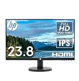 【整備済み品】 HP P24v G4 モニター 23.8インチ ディスプレー IPSパネル 16:9 VESA対応 HDMI端子 VGA端子 フルHD ノングレア液晶 非光沢 ブラック 黒色