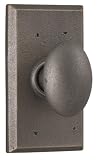 Weslock 07340 mpmpsl23 Durham Squareエントリロックwith Adjustable Backset and Full Lip Strikeアンティークニッケル仕上げ