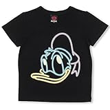 BABYDOLL（ベビードール） 親子ペア ディズニー カラフルネオンTシャツ子供服 男の子 女の子 ベビー キッズ DISNEY★Collection 0483K【通販限定あり】 80cm ドナルド
