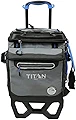 TITAN ROLLING COOLER 折り畳み式 クーラーバッグ キャリーカート付 ドリンクホルダー付き