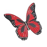 Dovewill 蝶　クローゼット　引き出し　キャビネット　ドア　ハンドル　ノブ　プル　ハードウェア　全５色 - 黒赤