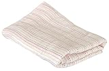 Stephan Baby Cotton Muslin Swaddle Blanket Stripy Pink Dots [並行輸入品]