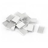 uxcell 20個 20mm ヒートシンクキット 20x14x6mm アルミニウム ヒートシンク 冷却フィン クーラーヒートシンク MOSFET IC 3Dプリンター LEDライトデバイス用
