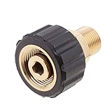monkeyjack Wash Jetオス3 / 8メスm22 X 1.5アダプタークイックコネクター14 mmソケット